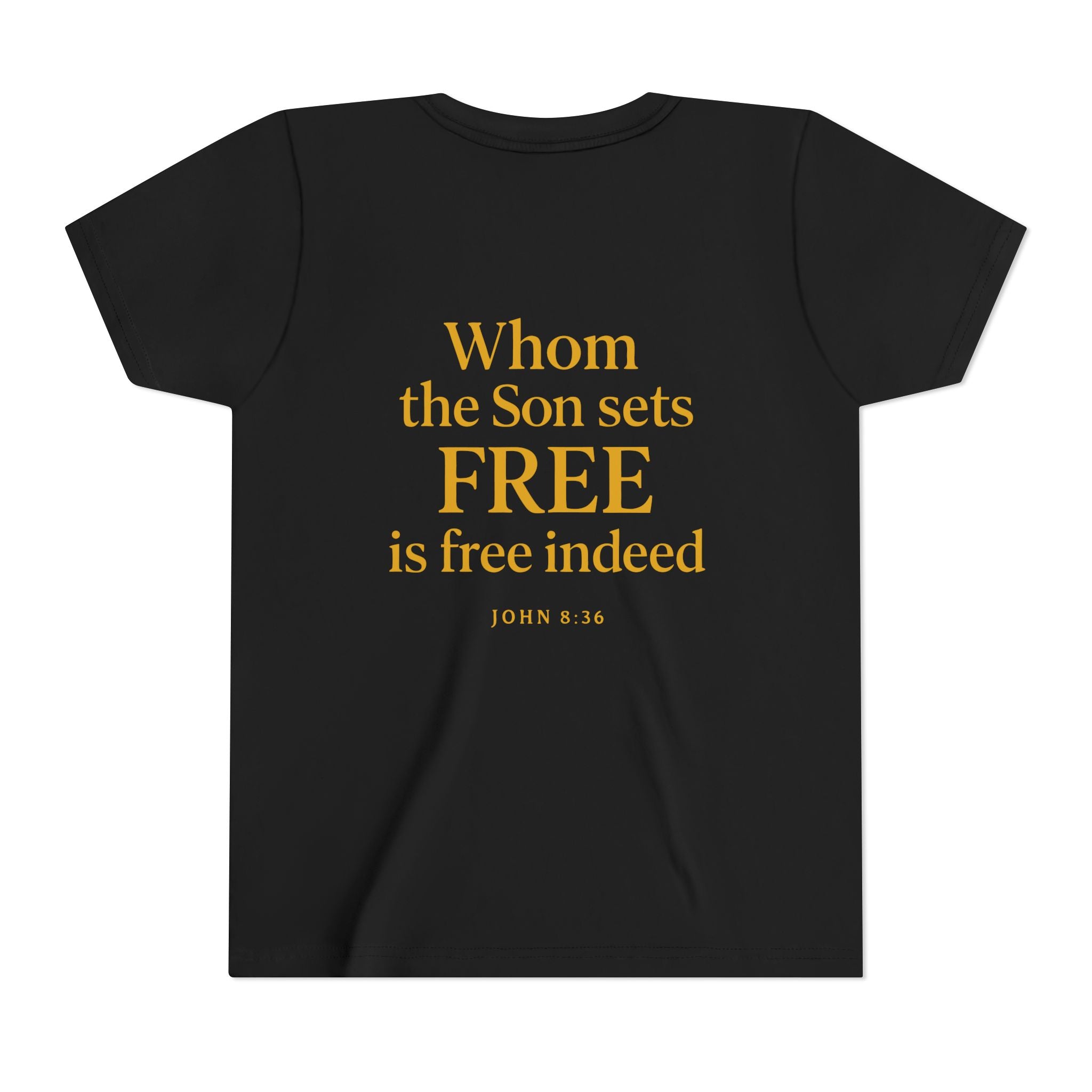 Christian Youth Tee - Freedom in Christ Design