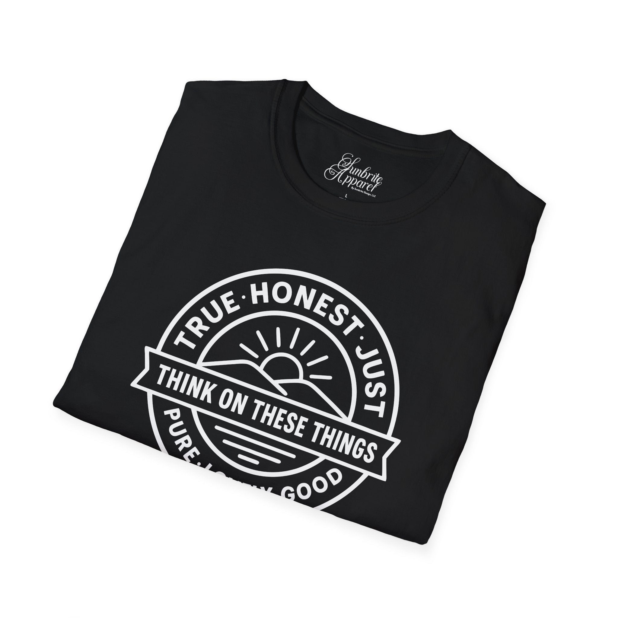 Philippians 4:8 Think on These Things Christian Unisex T-Shirt