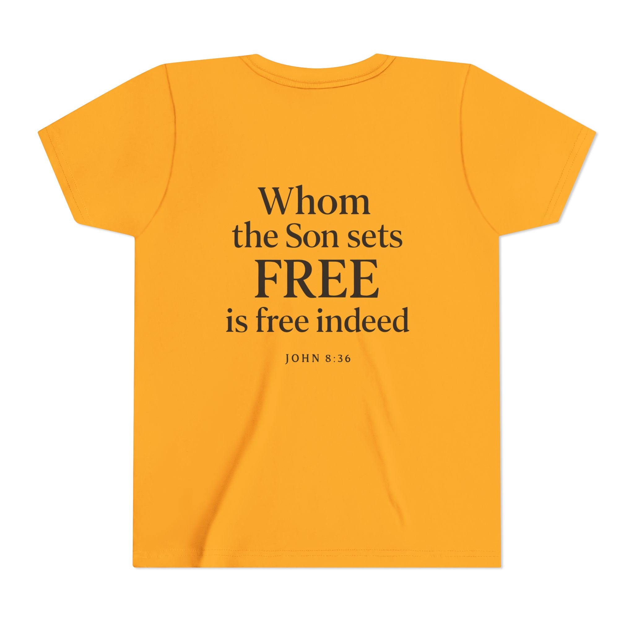 Christian Youth Tee - Freedom in Christ Design