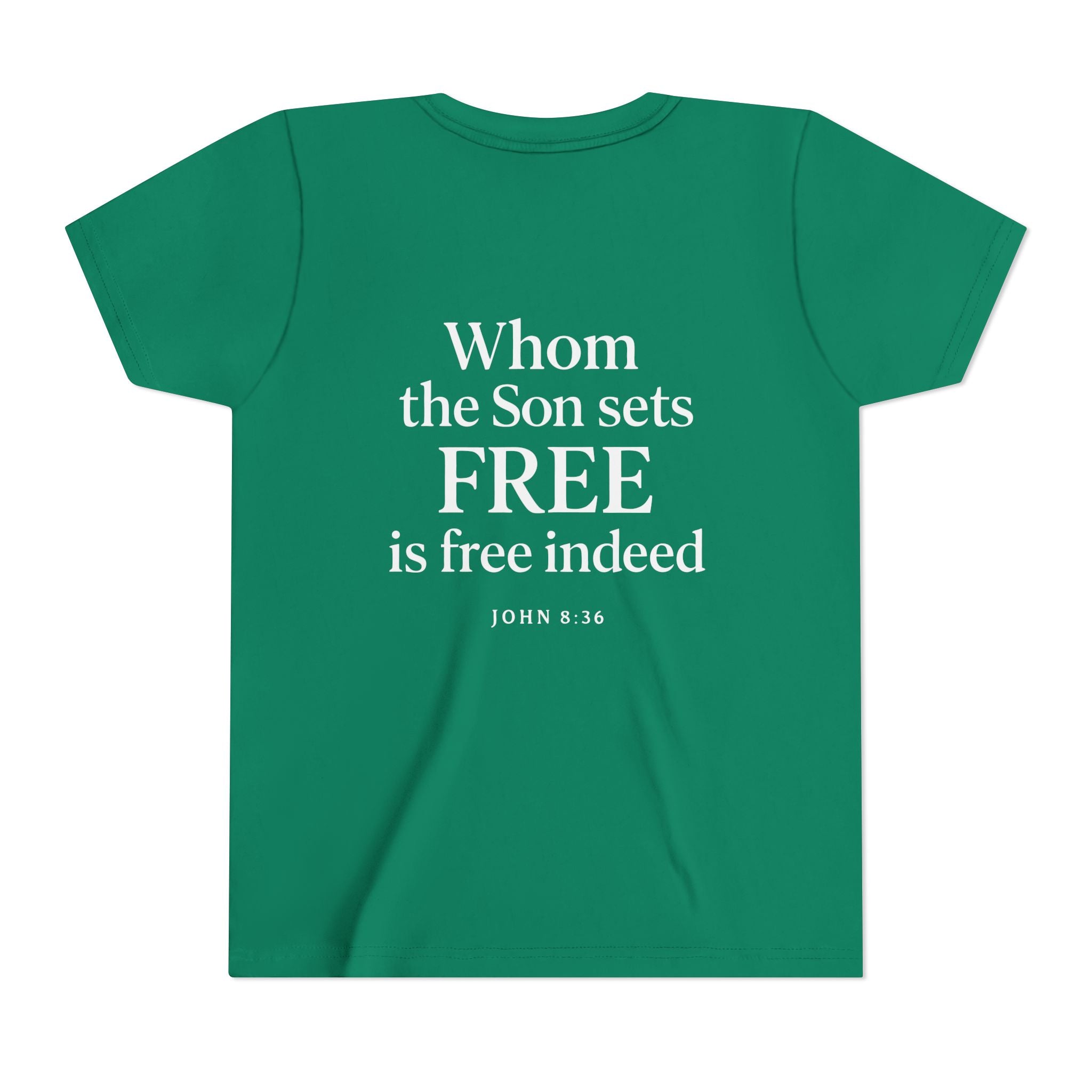 Christian Youth Tee - Freedom in Christ Design