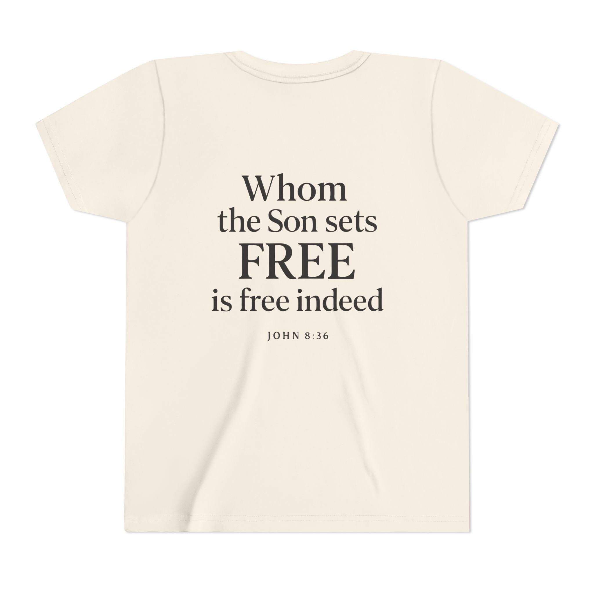 Christian Youth Tee - Freedom in Christ Design