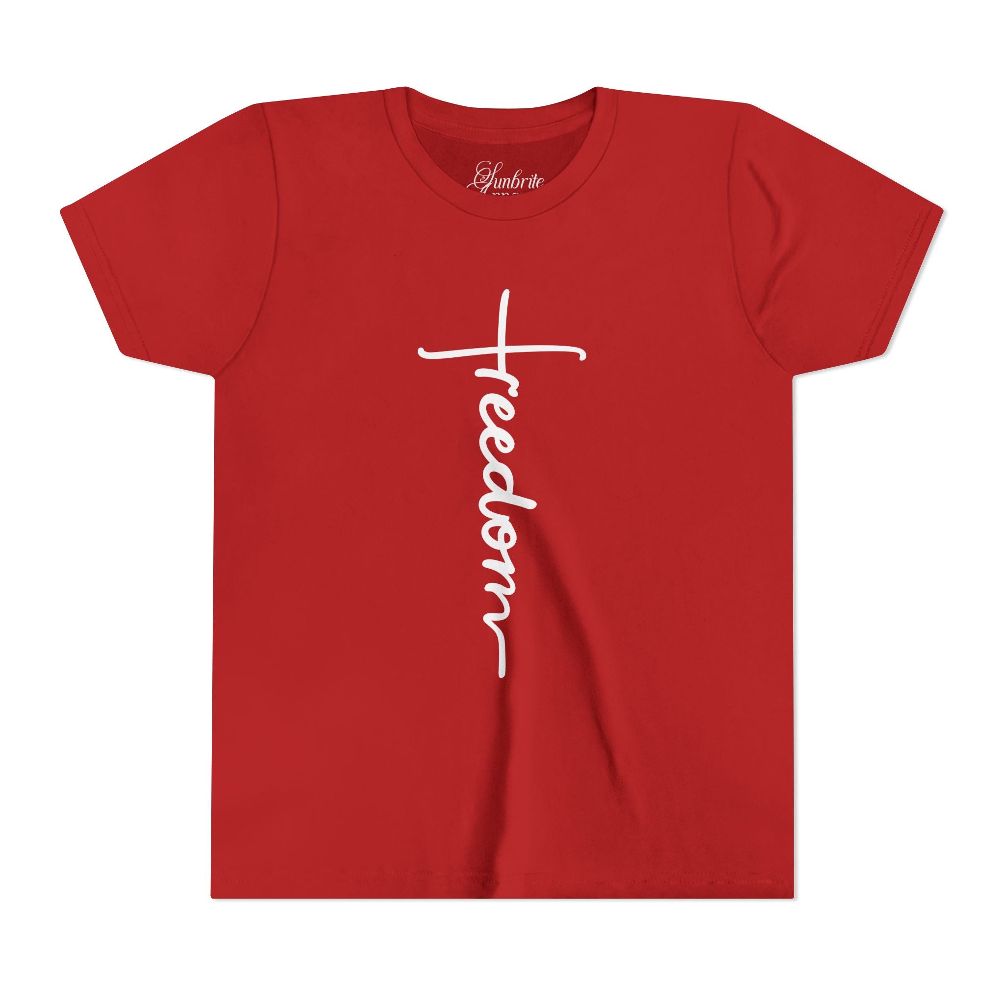 Christian Youth Tee - Freedom in Christ Design