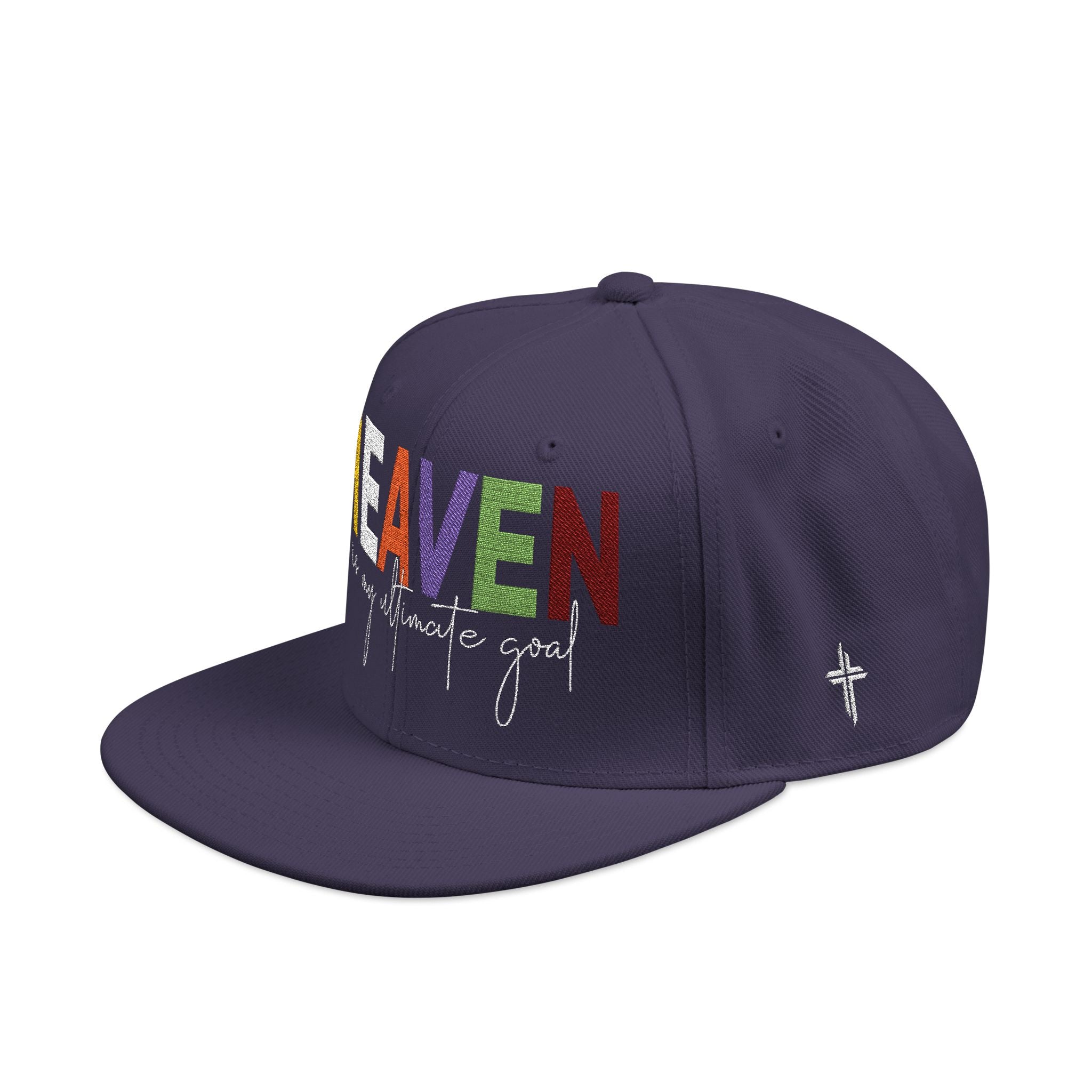 Snapback Cap Heaven is my Ultimate Goal Embroidery Hat