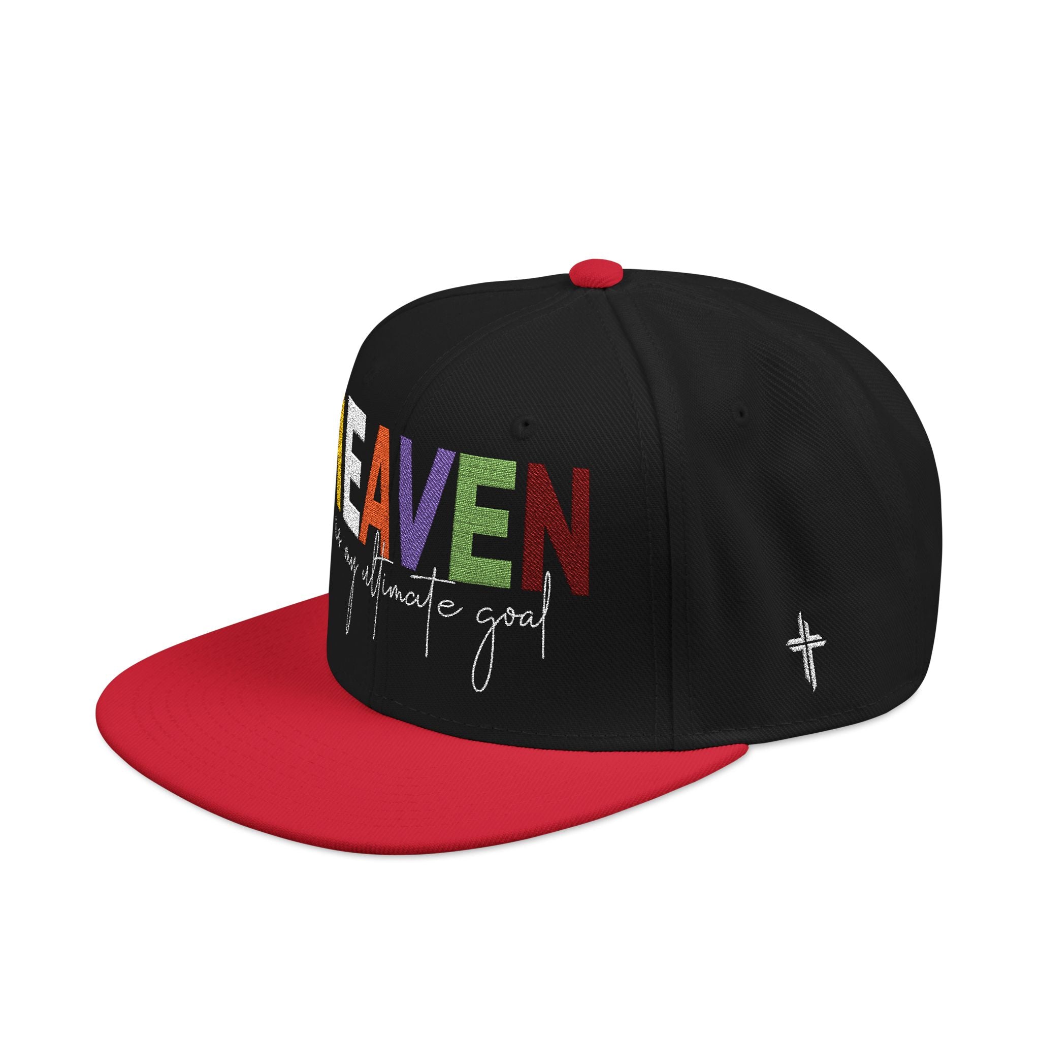 Snapback Cap Heaven is my Ultimate Goal Embroidery Hat