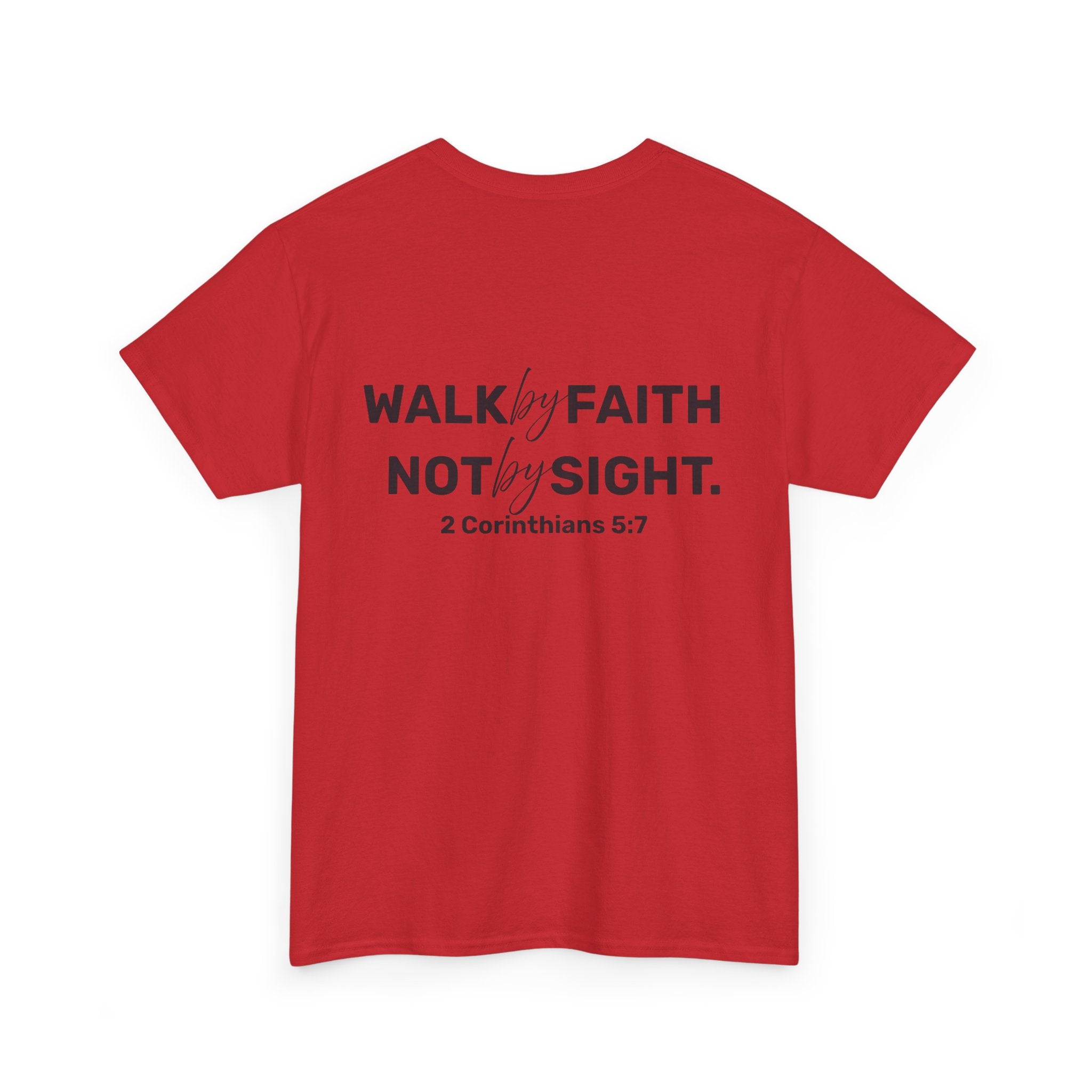 Faith Walk Unisex Tee - Walk by Faith Not by Sight - Pray, Speak, Walk