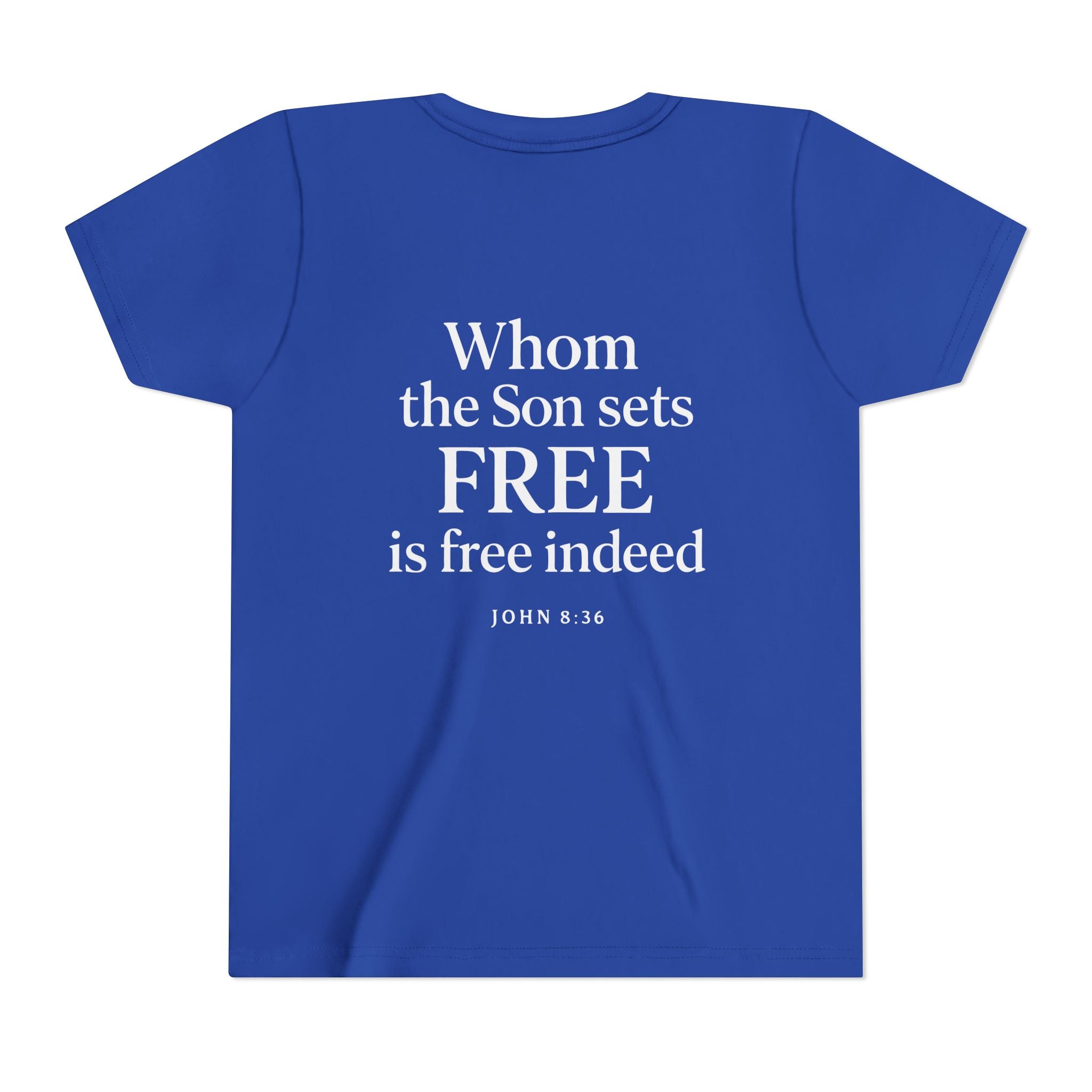 Christian Youth Tee - Freedom in Christ Design