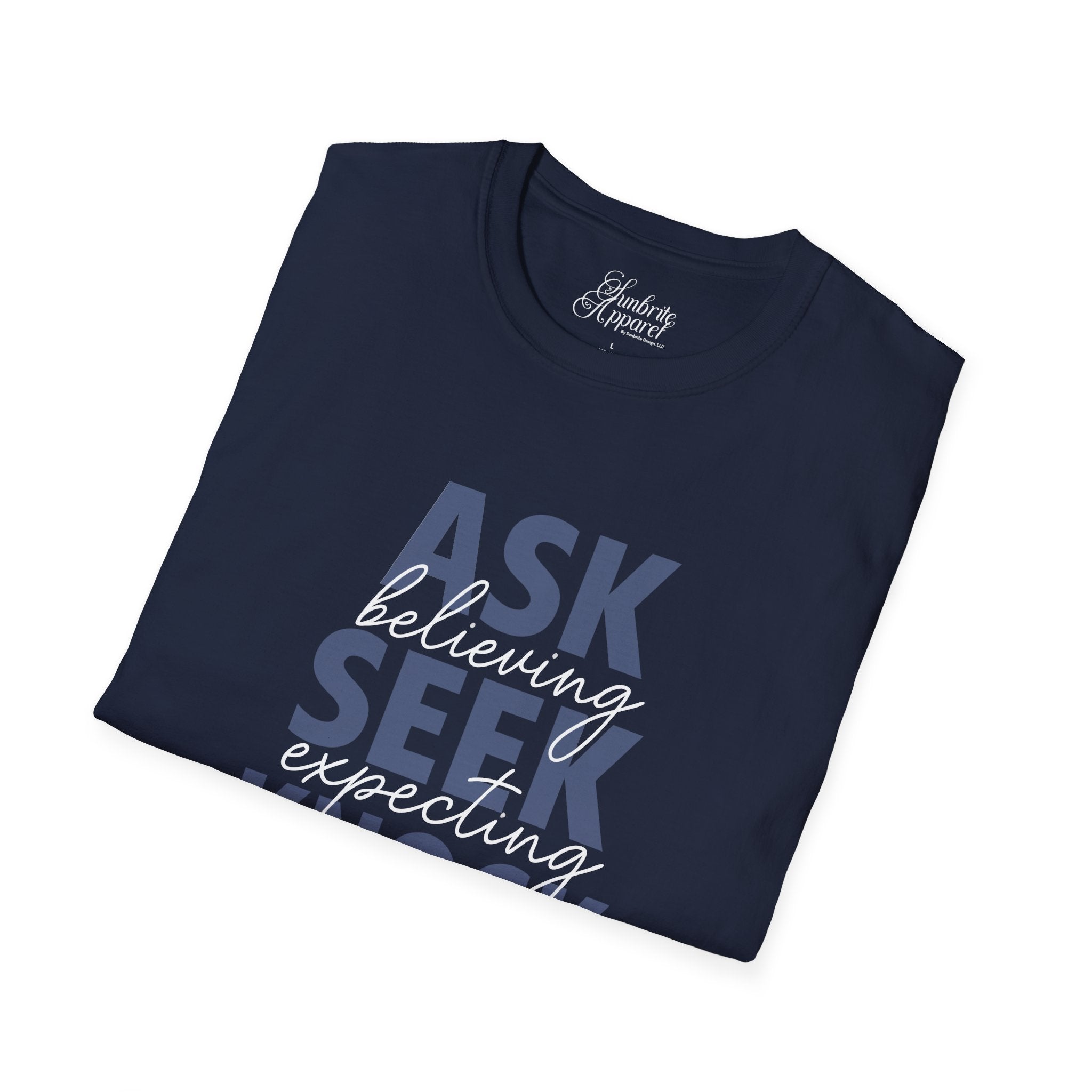 Ask Seek Knock Softstyle T-Shirt