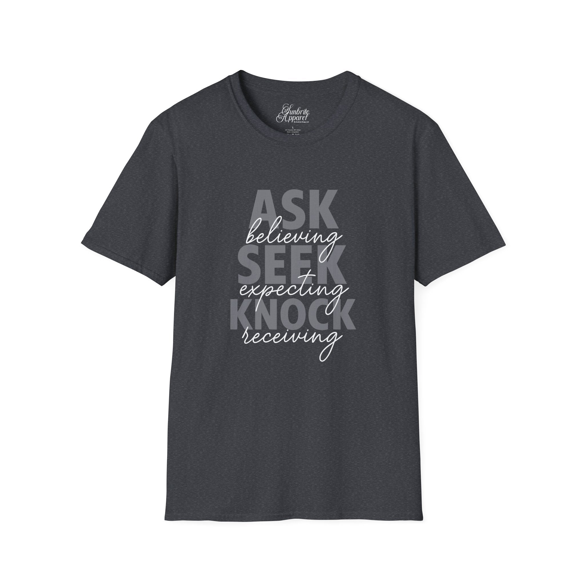 Ask Seek Knock Softstyle T-Shirt