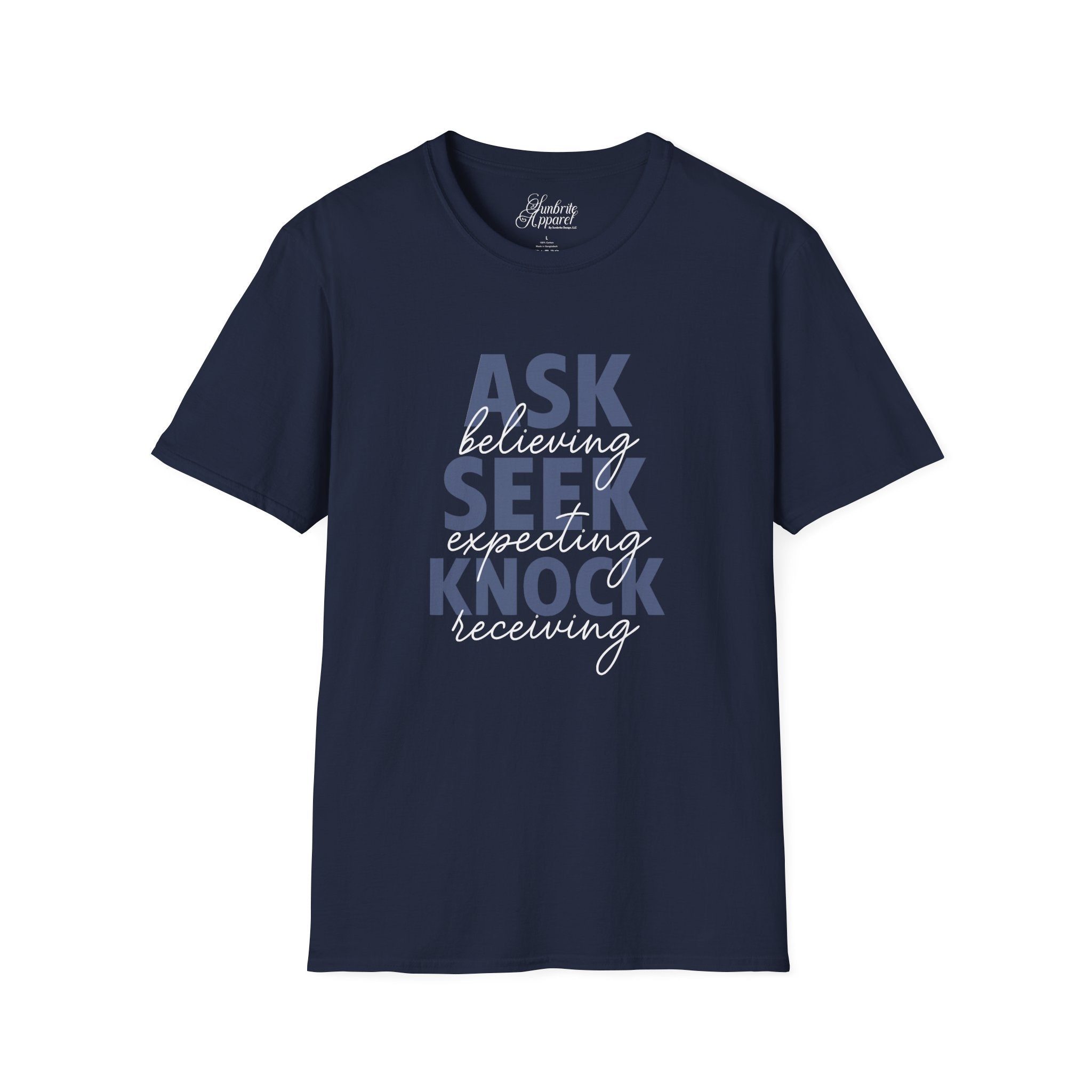 Ask Seek Knock Softstyle T-Shirt