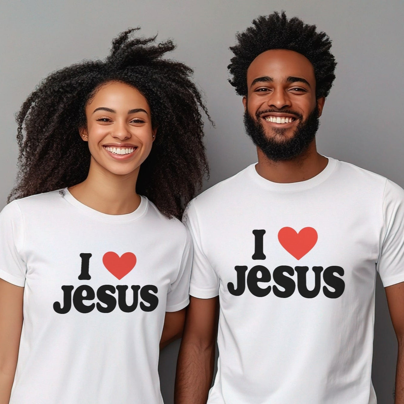 I Love Jesus White Tees