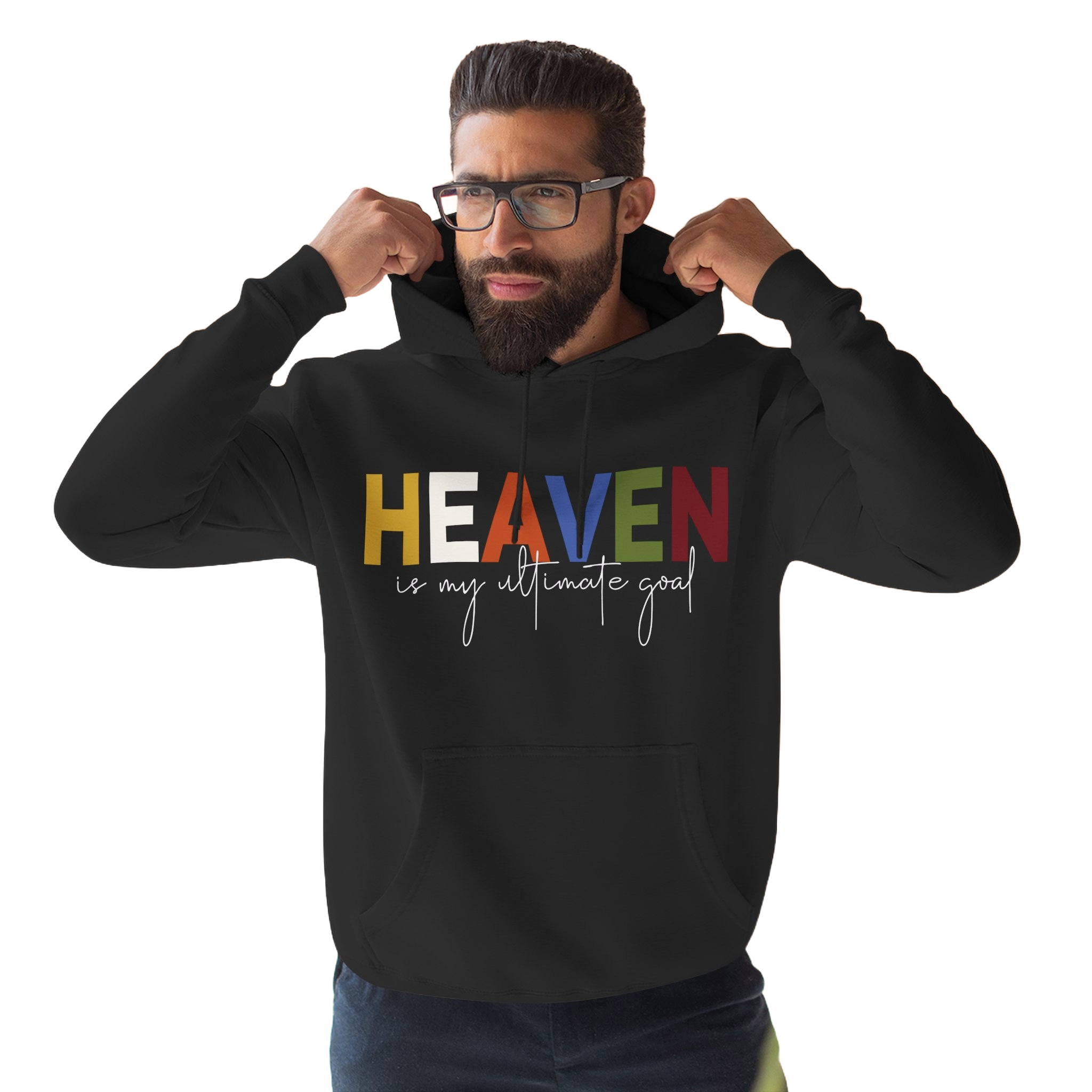 Fleece Hoodie - Heaven is my ultimate goal