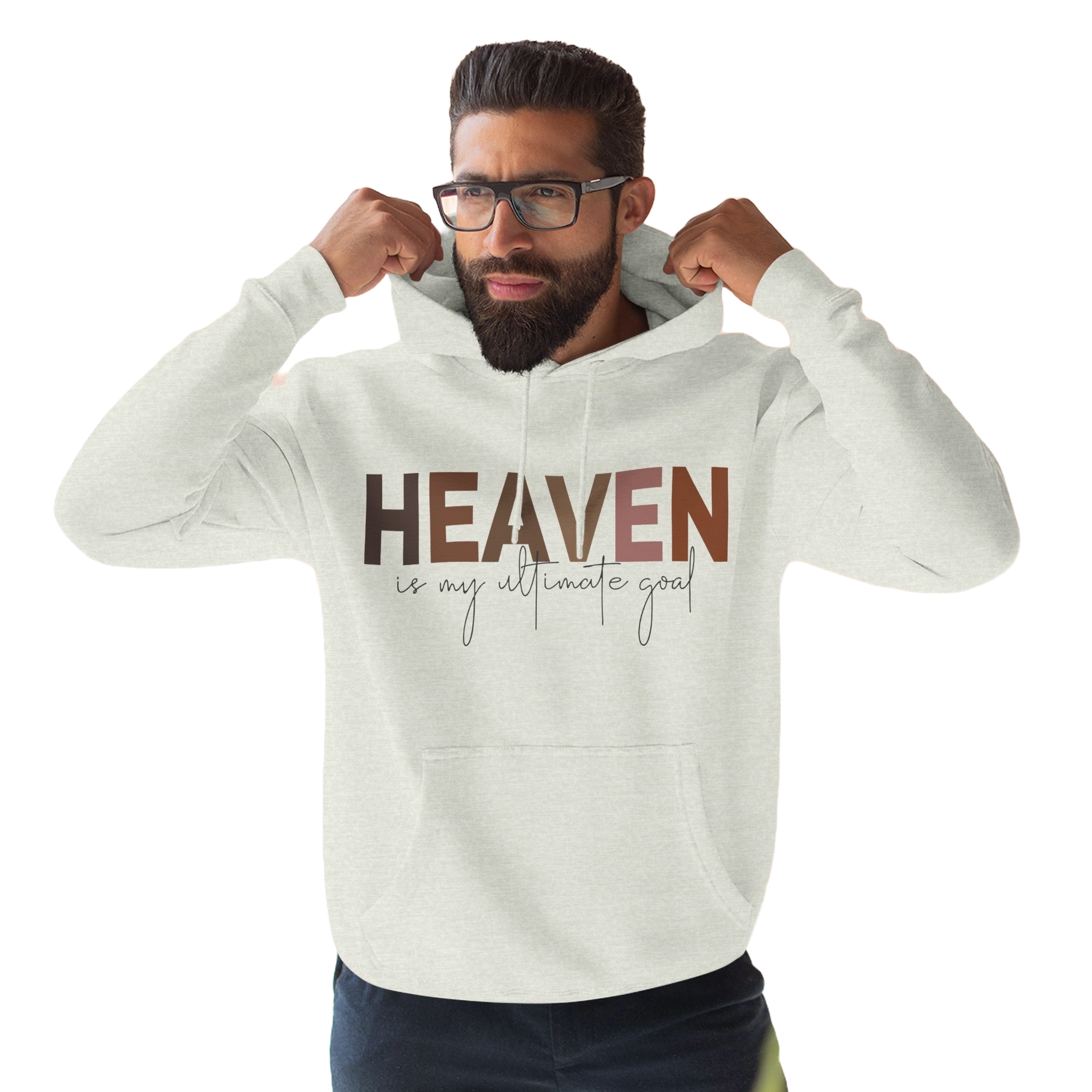 Fleece Hoodie - Heaven is my ultimate goal
