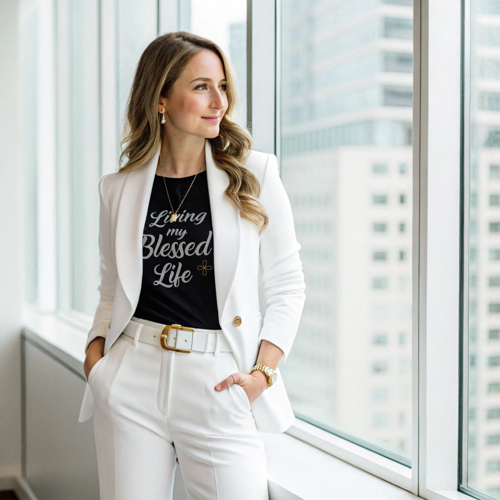 Living My Blessed Life Women Tee