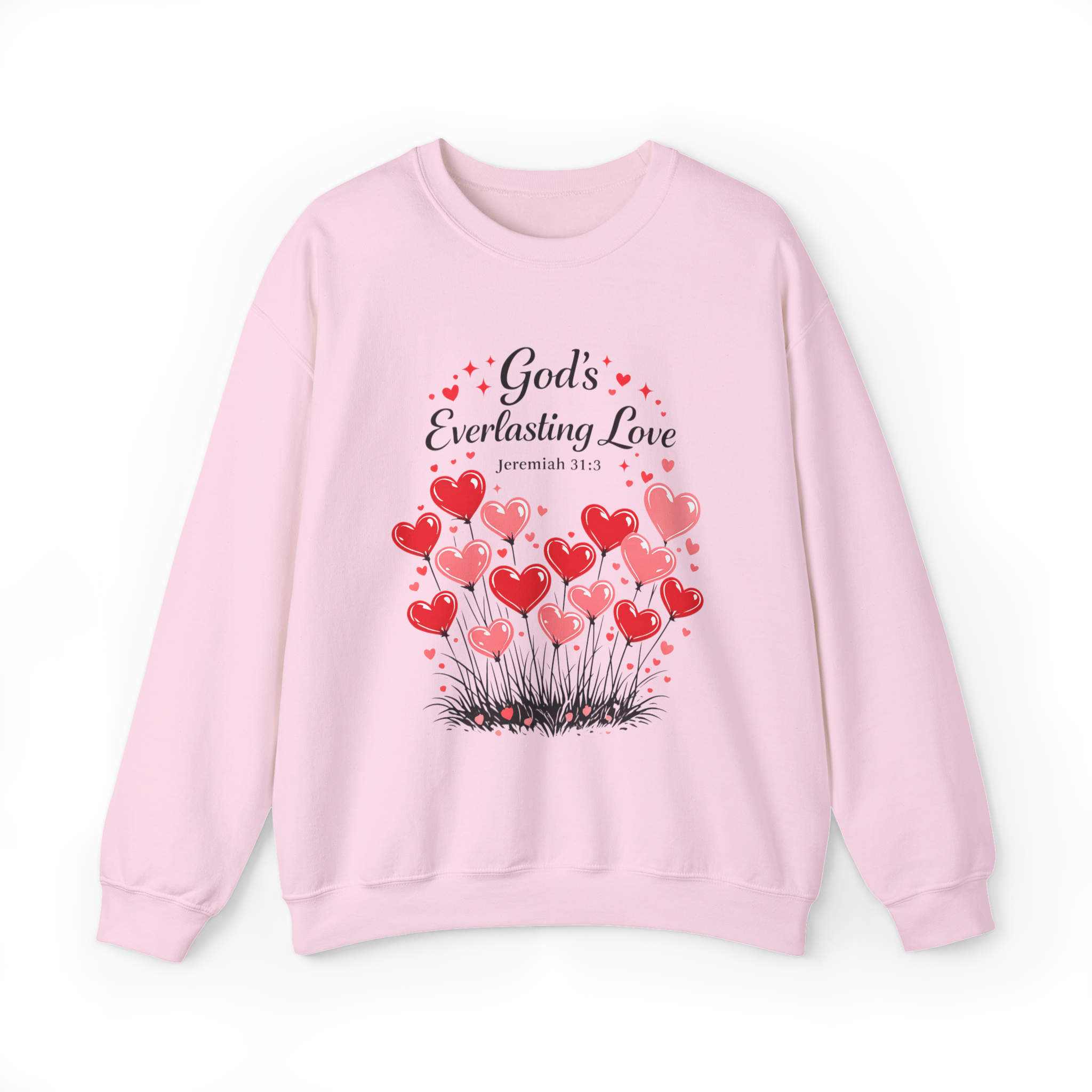 God’s Everlasting Love Crewneck Sweatshirt – Jeremiah 31:3