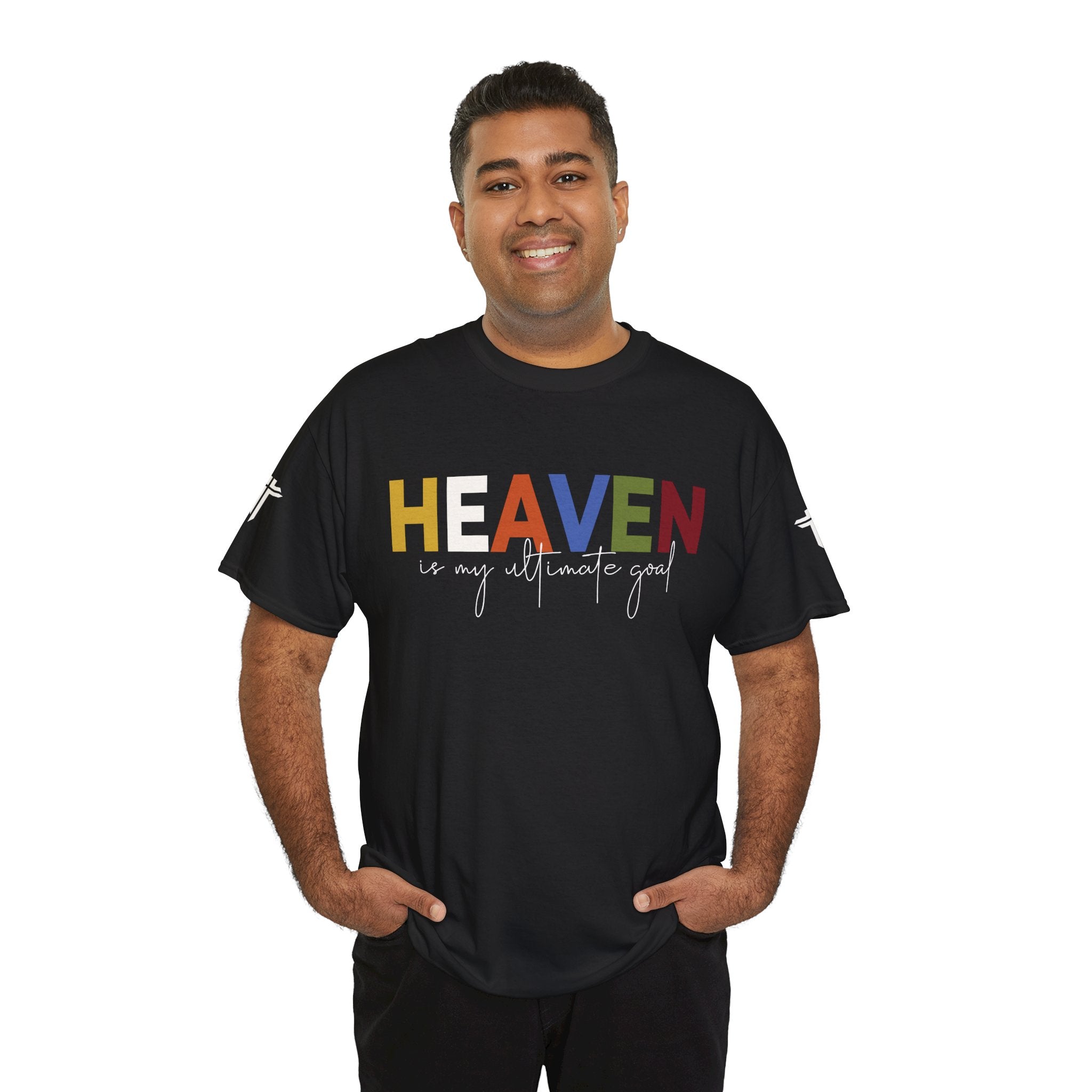 Unisex Black Tee Heaven Collection