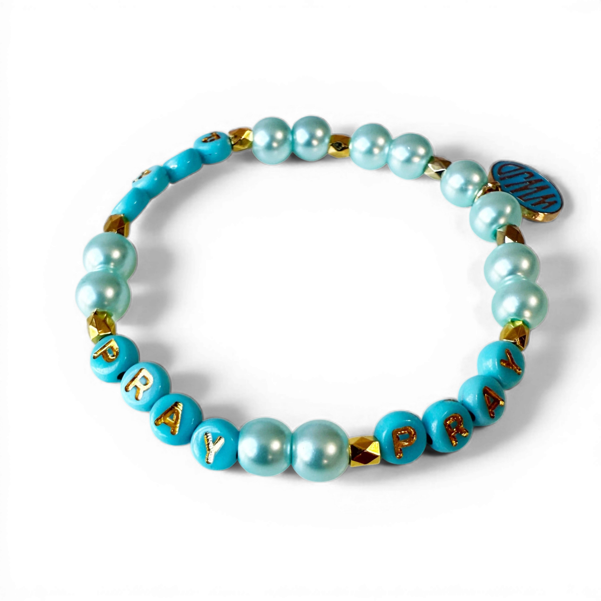 "PRAY" Pearl Bracelets