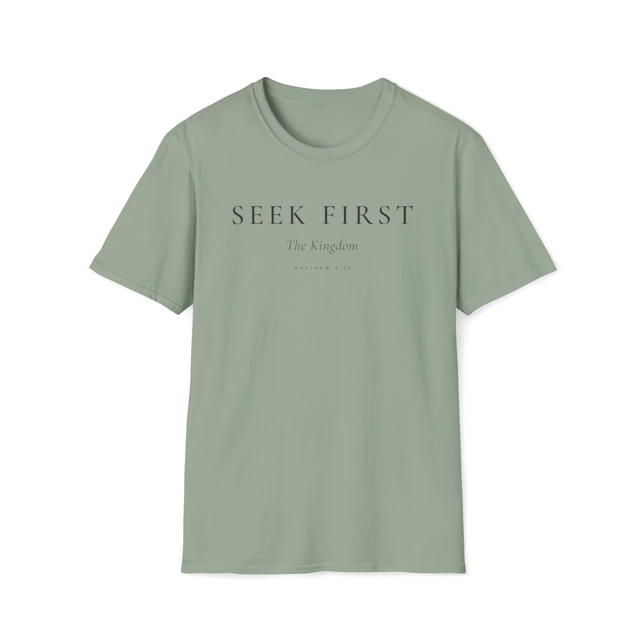 Seek First the Kingdom Tee — Matthew 6:33