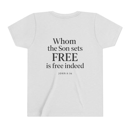 Christian Youth Tee - Freedom in Christ Design