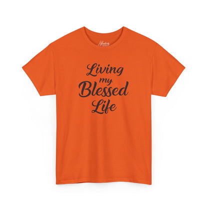 Living My Blessed Life Unisex Cotton Tee