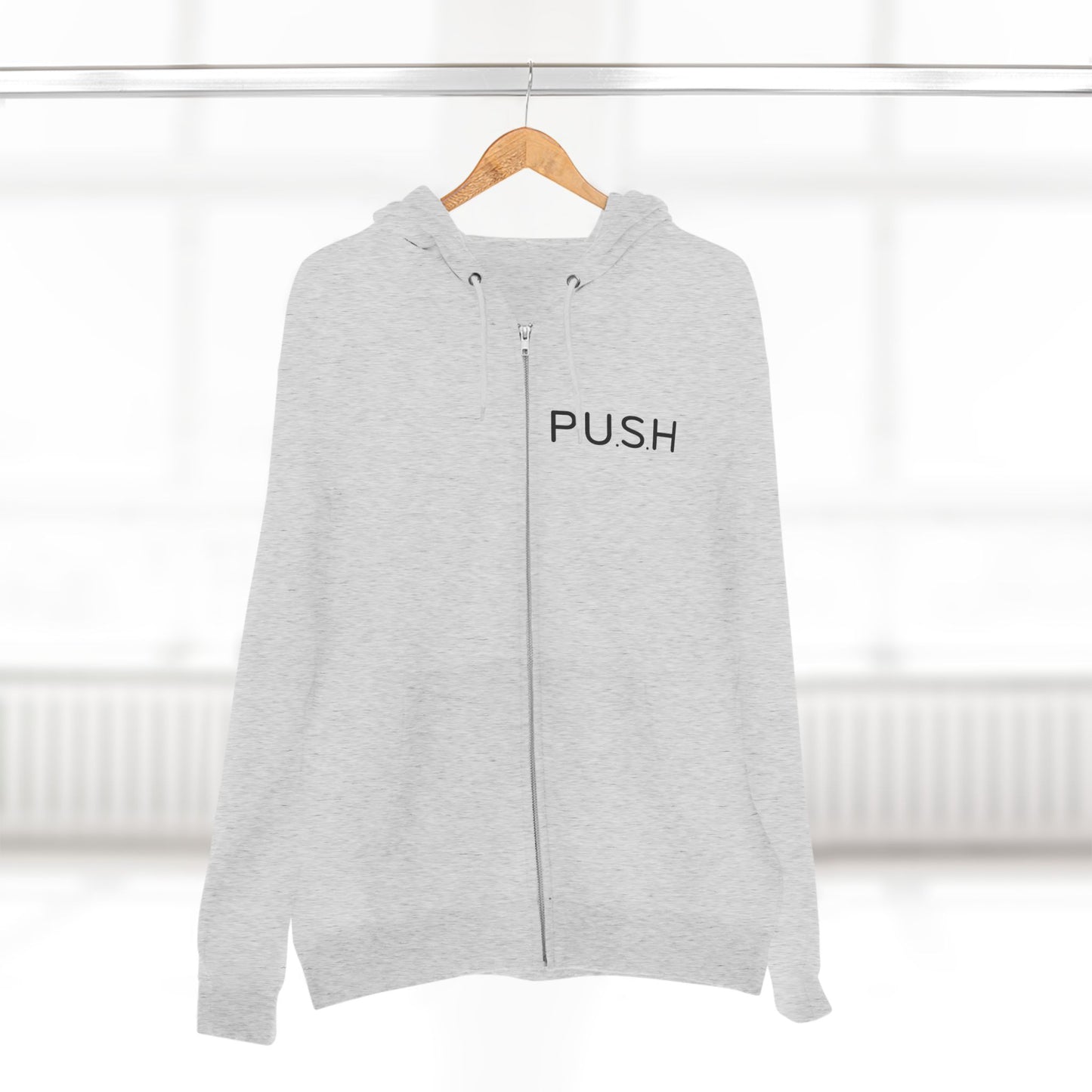 Personalized Zip Hoodie - P.U.S.H - Pray Until Something Happens