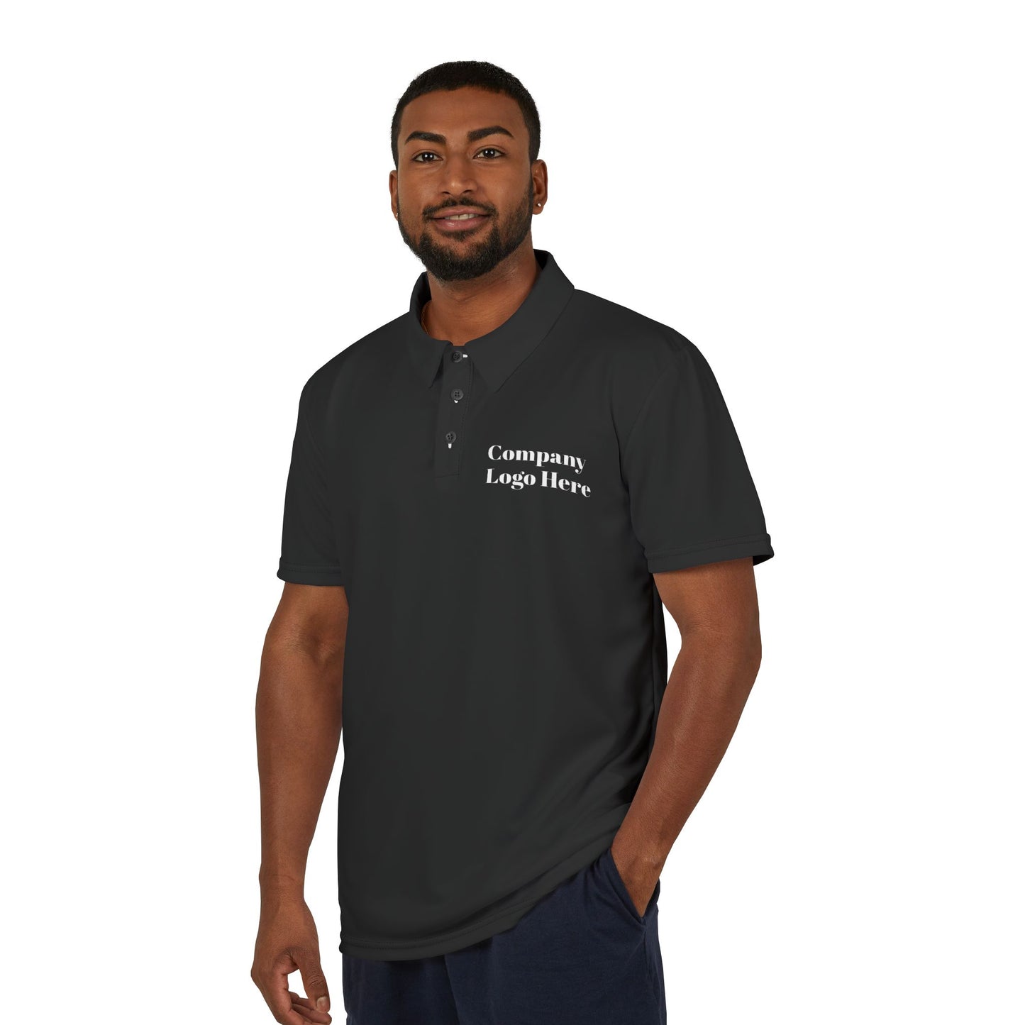 Custom Unisex Polo Shirt with Logo - Stylish Promotional Gear for Events & Business