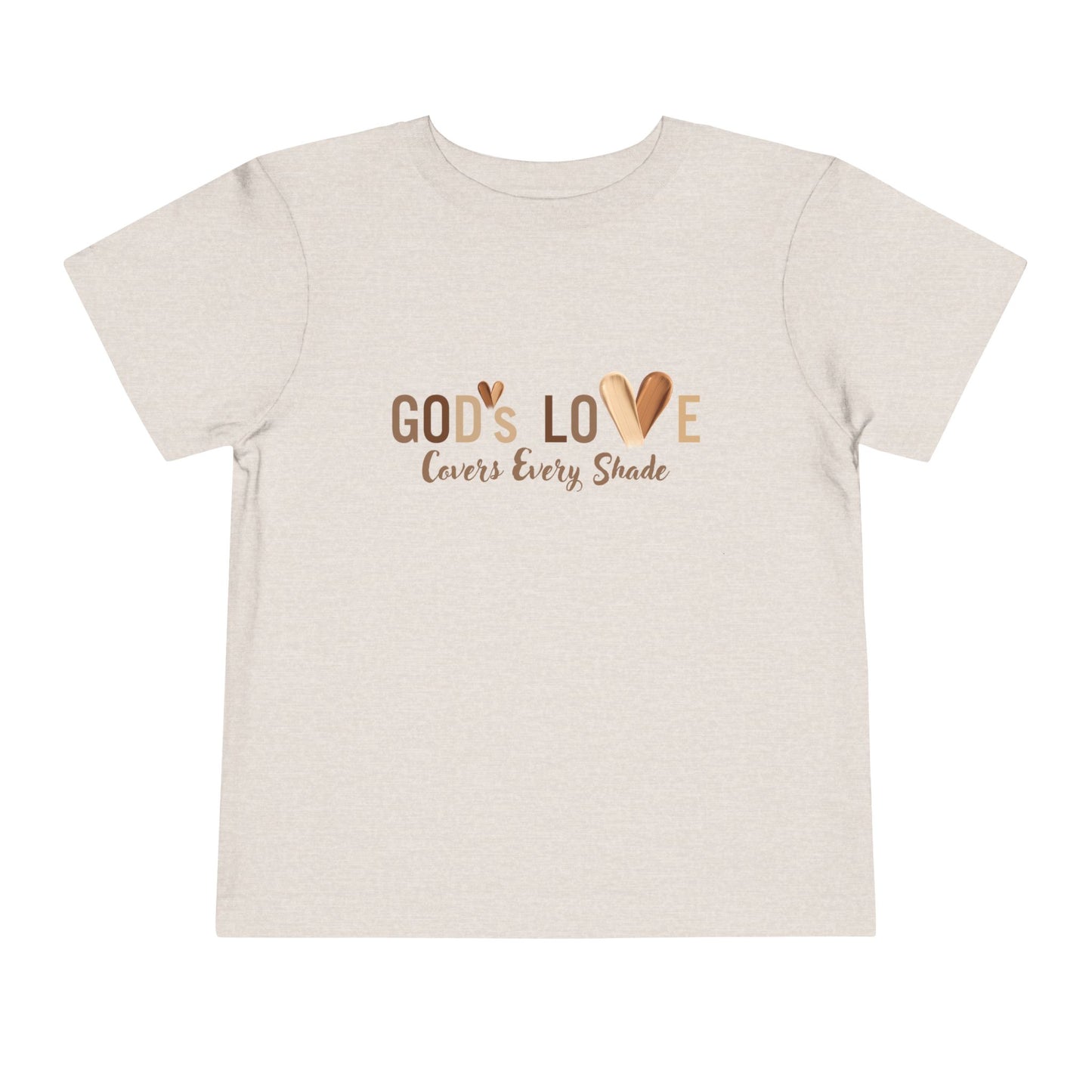 Toddler Tee - Gods Love Covers Every Shade