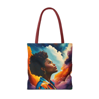 Custom - I Will Lift Up Mine Eyes Tote Bag - Art