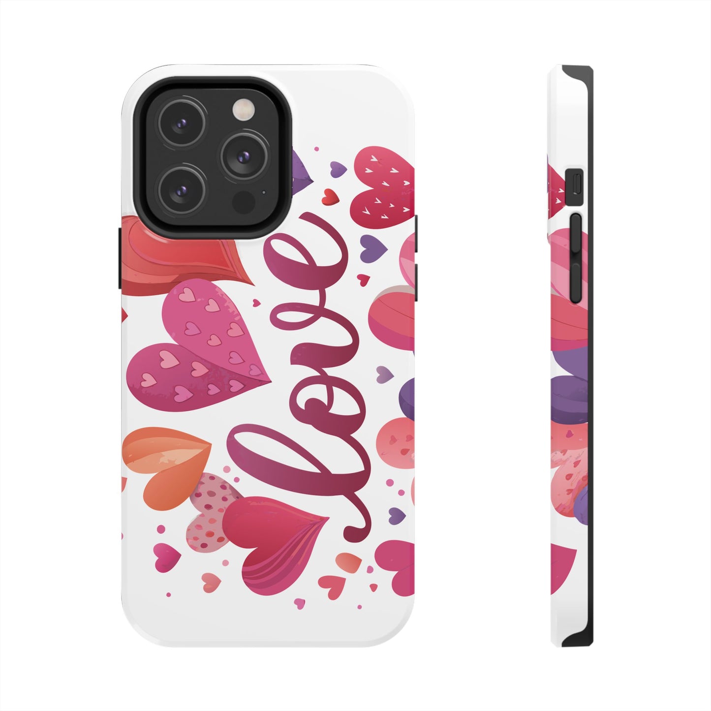 Love & Hearts Tough Valentine Phone Cases