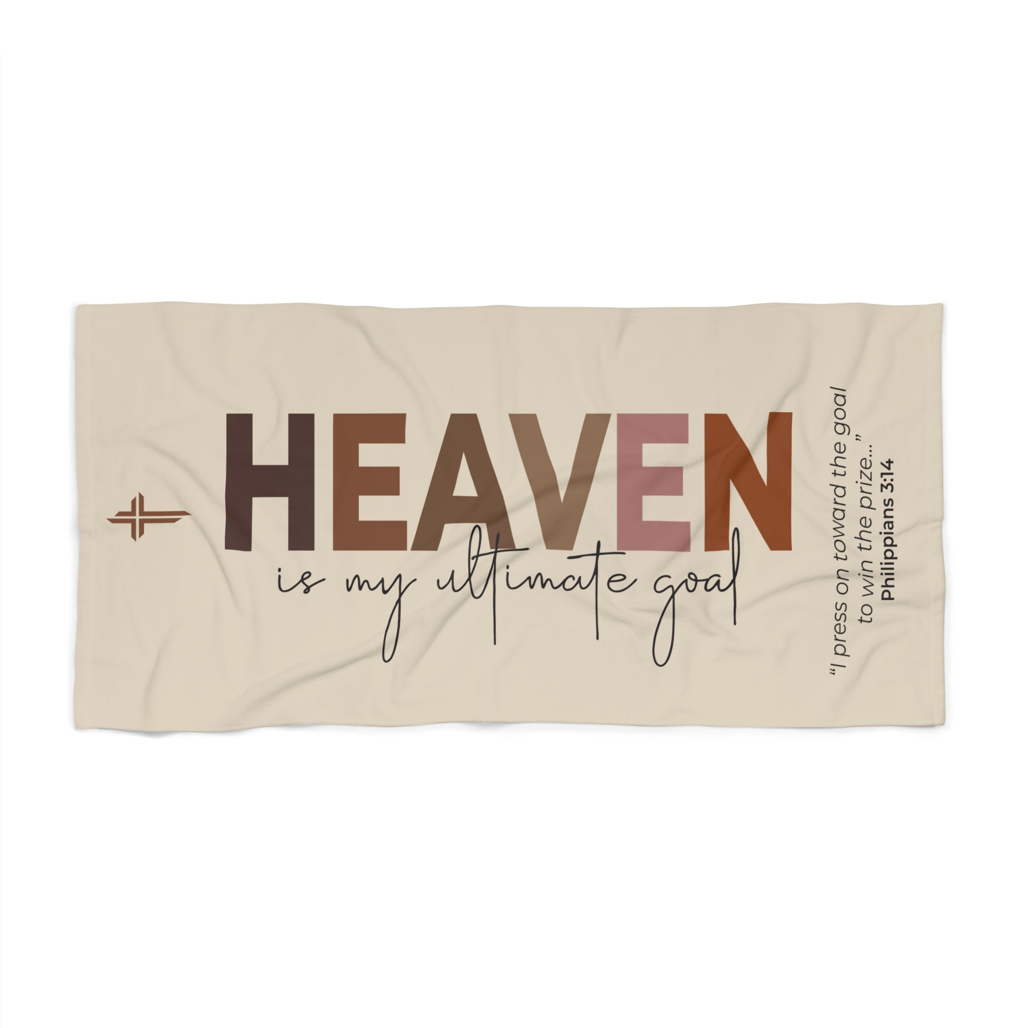 Sand Beach Towel - Heaven is my Ultimate Goal