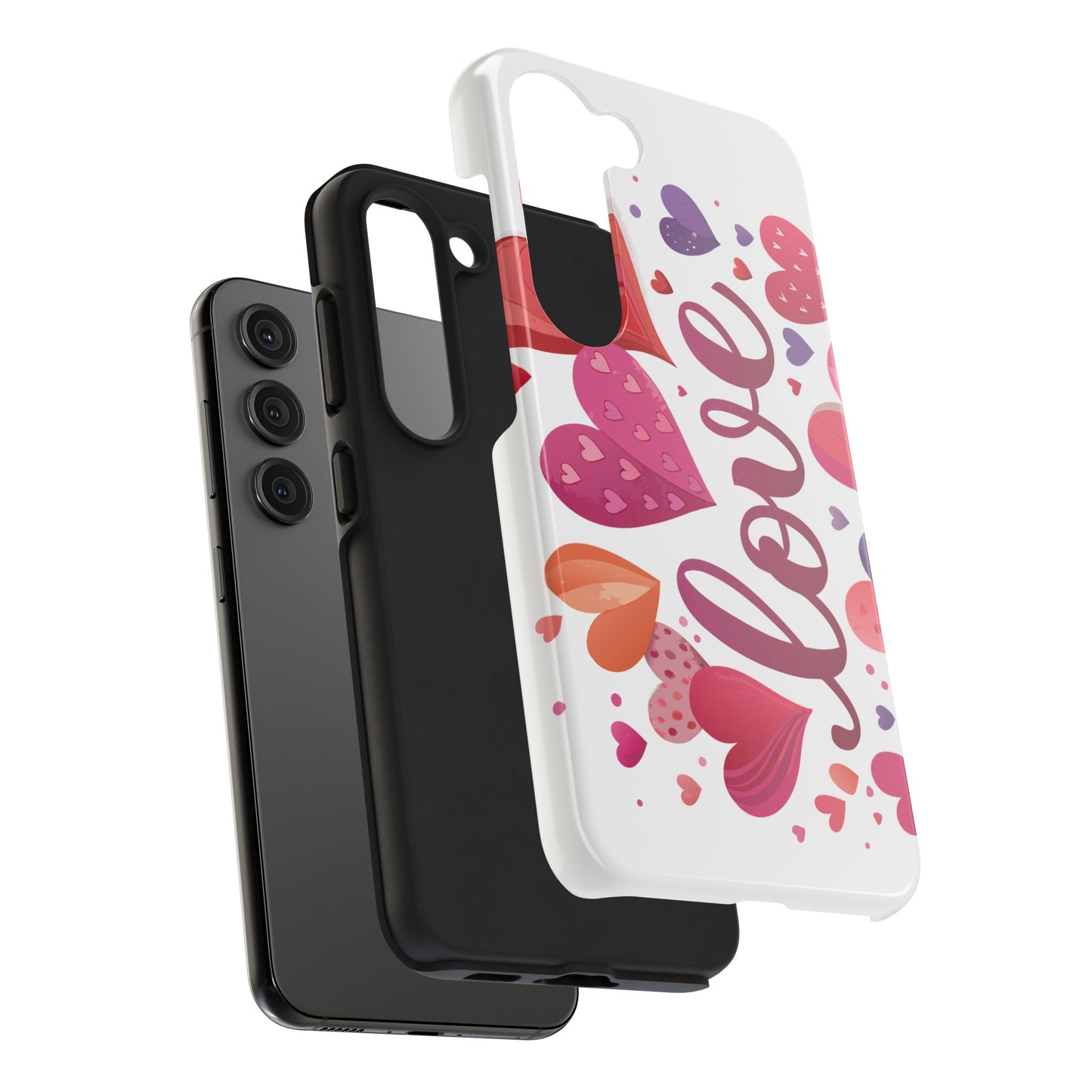 Love & Hearts Tough Valentine Phone Cases