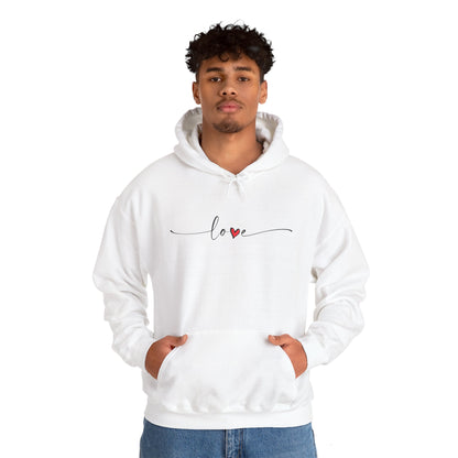 Love Valentine Hooded Sweatshirt