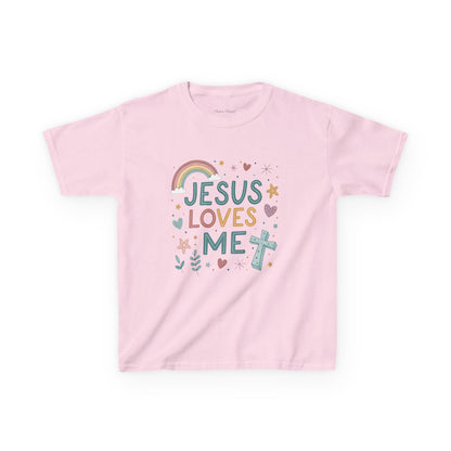 Kids T-Shirt Jesus Loves Me Design