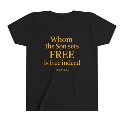 Christian Youth Tee - Freedom in Christ Design