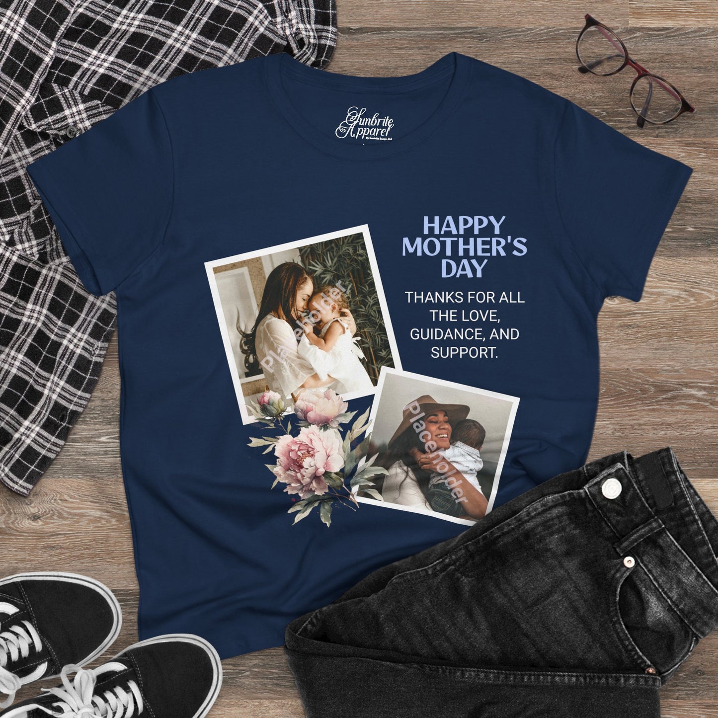 Happy Mother's Day Cotton Tee - Personalized Thoughtful Gift for Moms