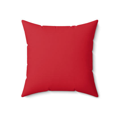 Chosen, Loved, and Redeemed - Valentine Red Square Pillow