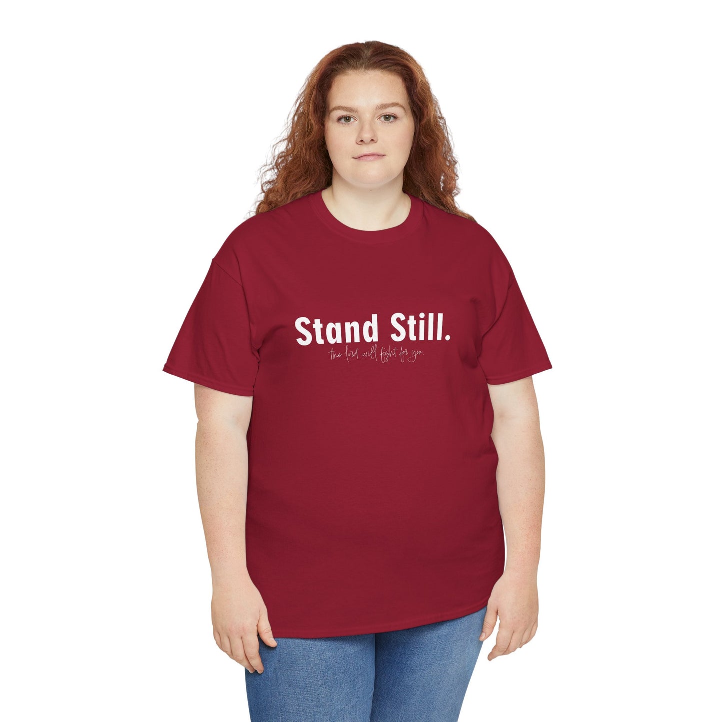 Christian Tee Stand Still The Lord will fight for You