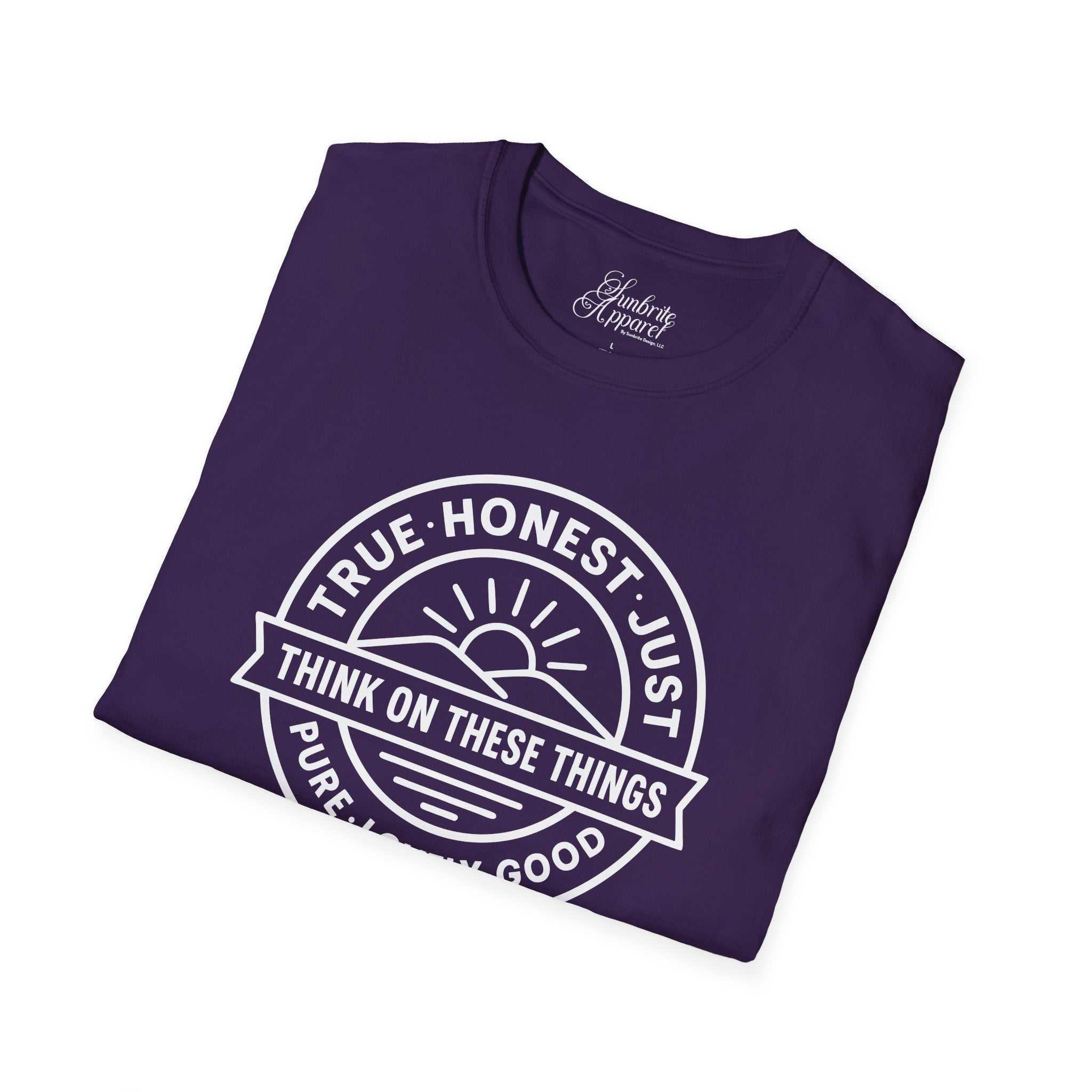 Philippians 4:8 Think on These Things Christian Unisex T-Shirt