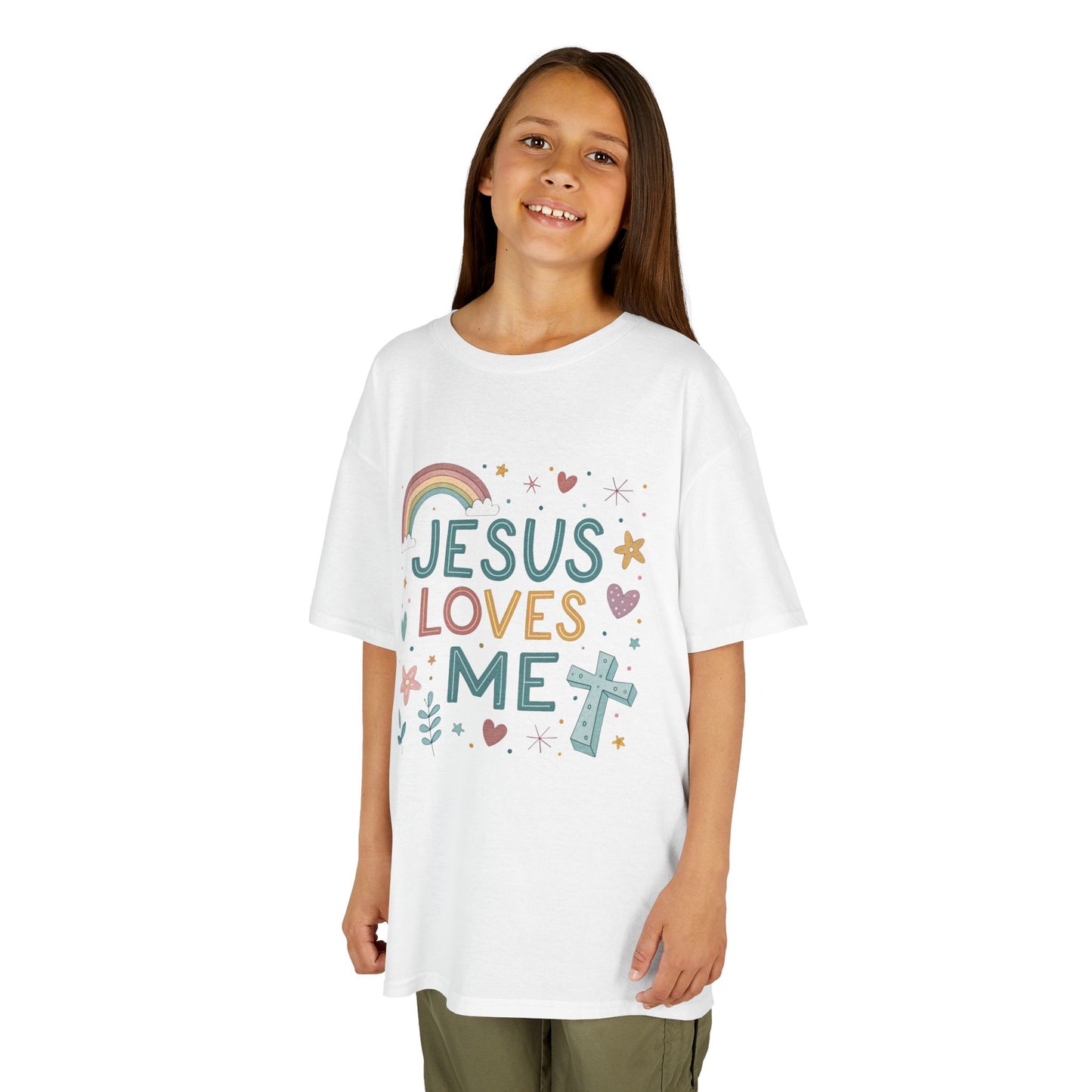 Kids T-Shirt Jesus Loves Me Design