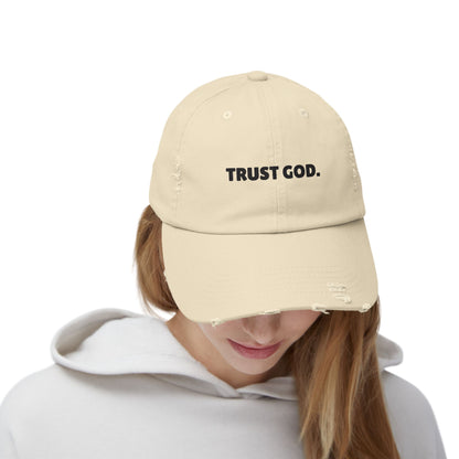 Distressed Cap - Trust God