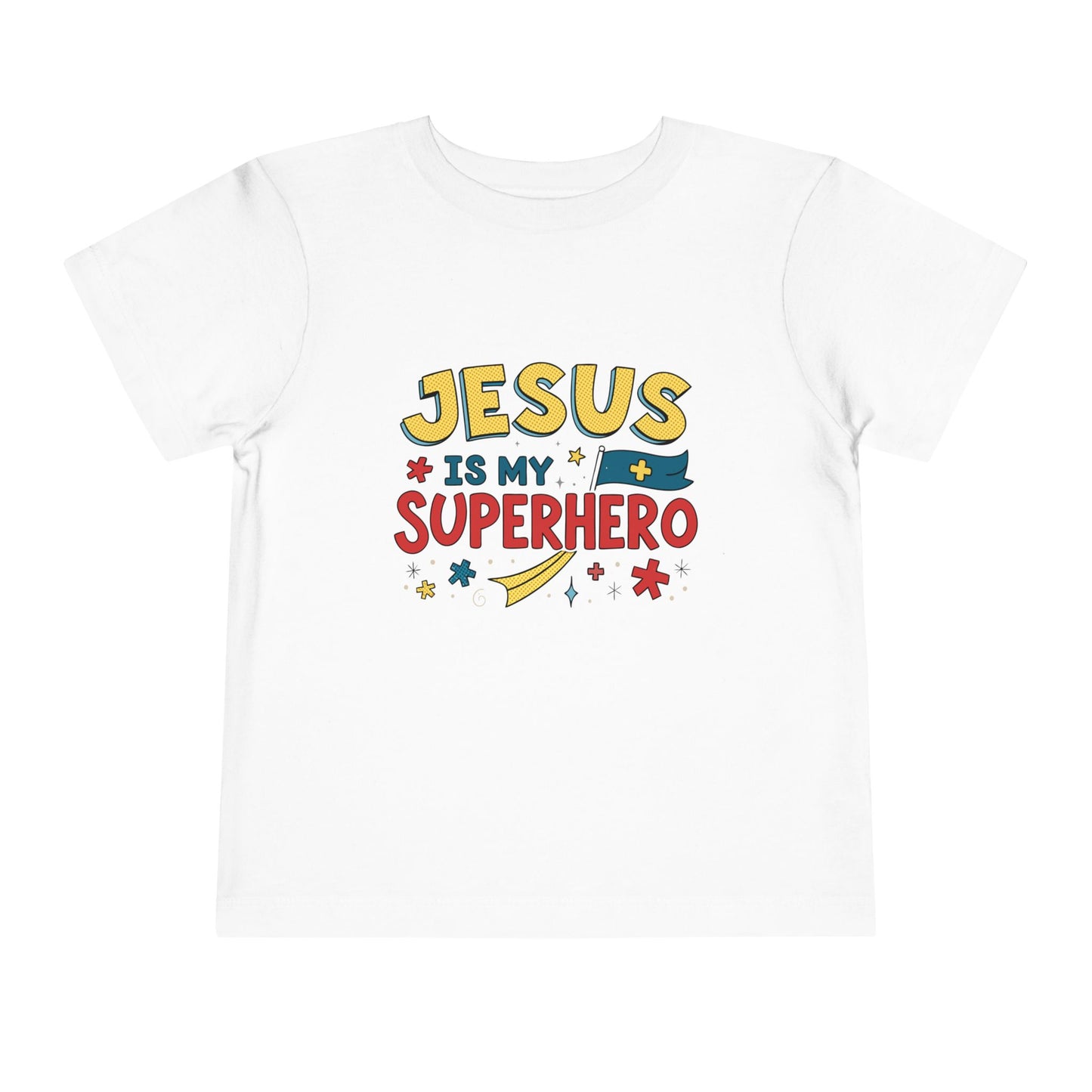 Jesus is My Superhero - Toddler Short Sleeve Tee