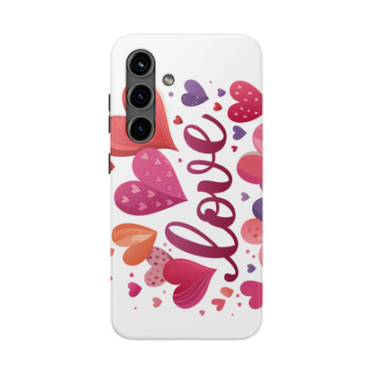 Love & Hearts Tough Valentine Phone Cases