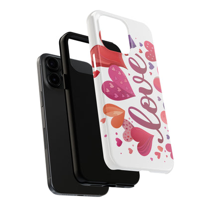 Love & Hearts Tough Valentine Phone Cases