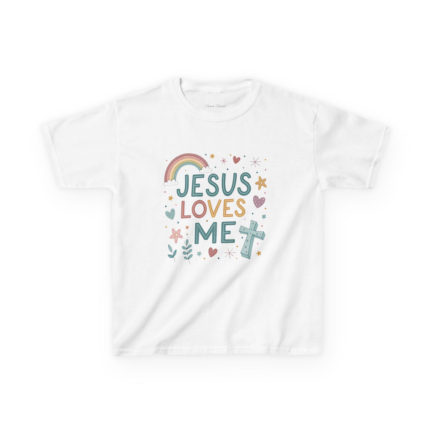 Kids T-Shirt Jesus Loves Me Design