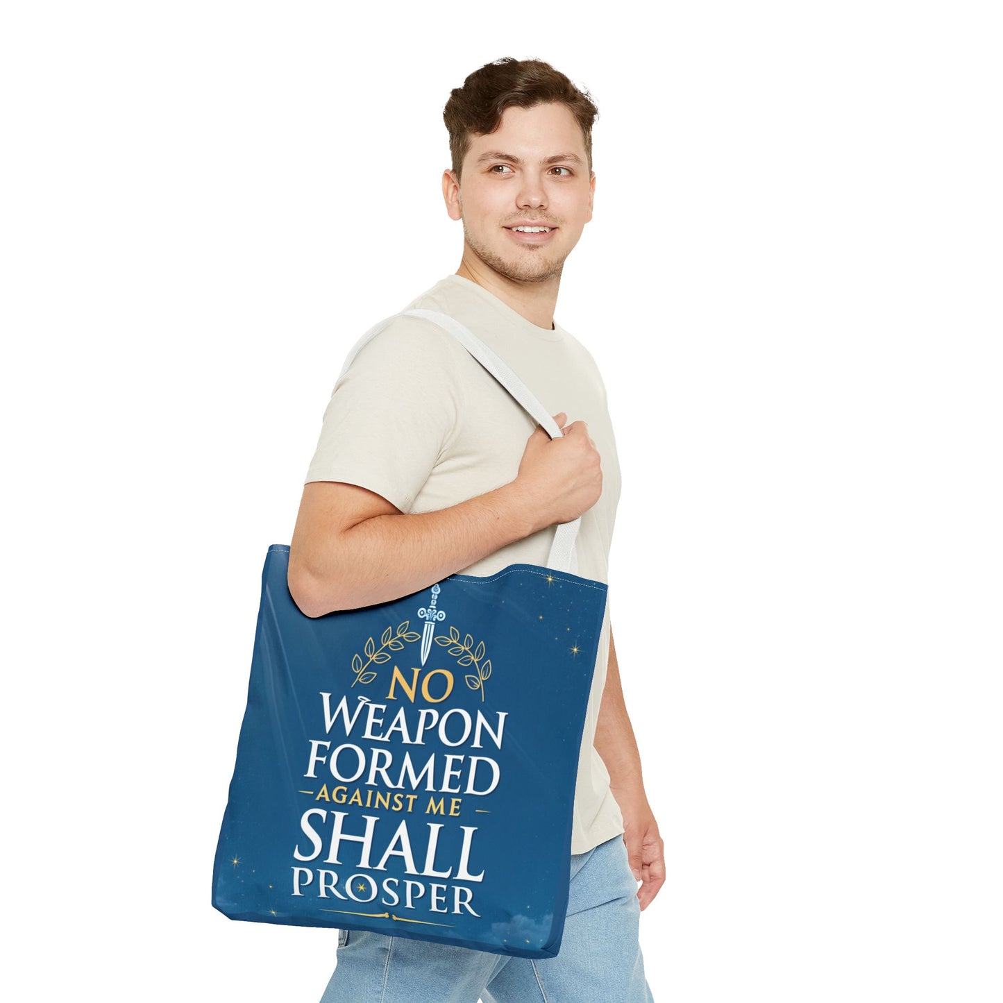 No Weapon Shall Prosper Tote Bag