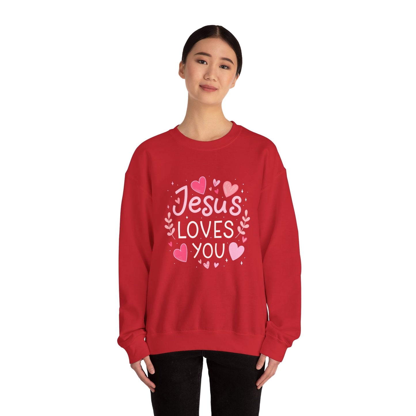 Jesus Loves You Valentine Sweatshirt