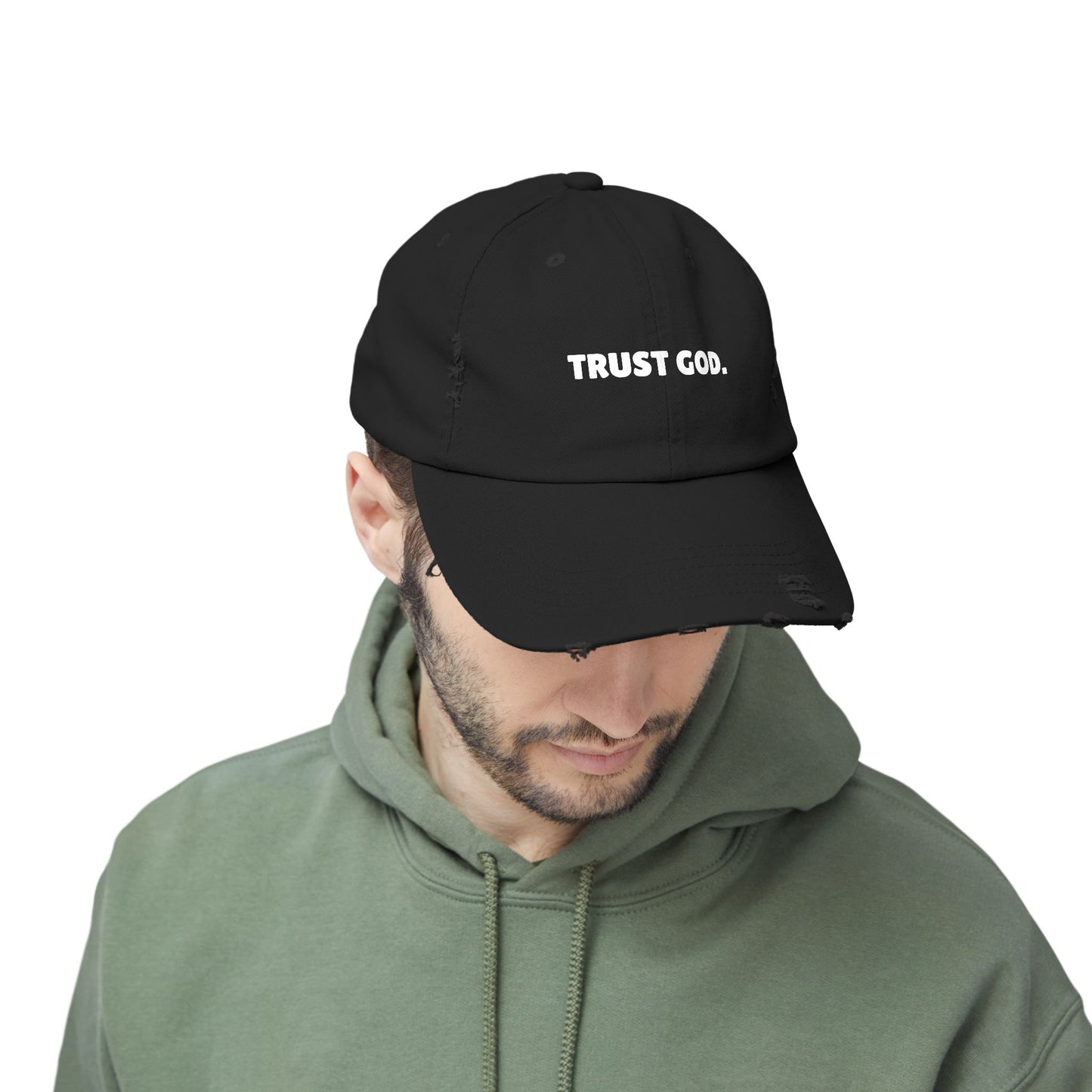 Distressed Cap - Trust God