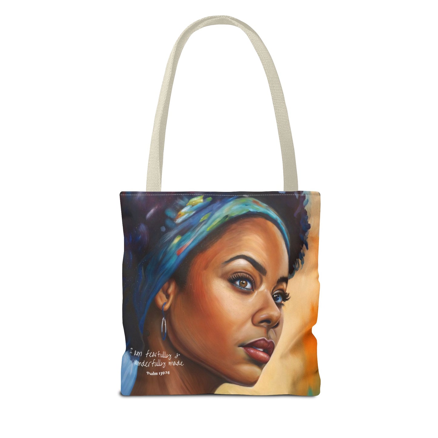 Art Tote Bag - Fearfully & Wonderfully Made Design