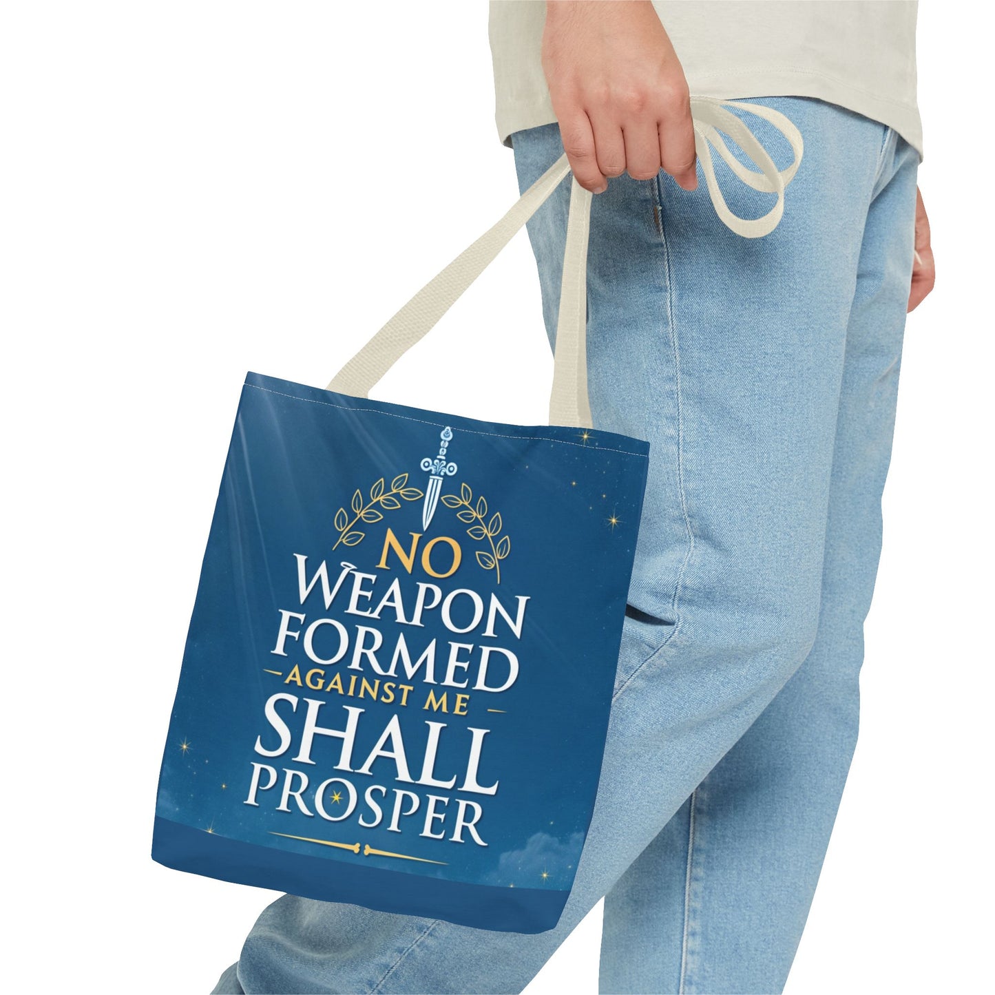 No Weapon Shall Prosper Tote Bag