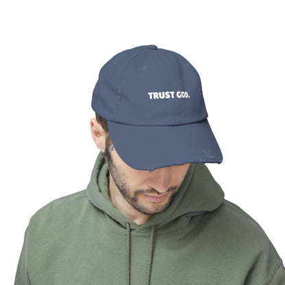 Distressed Cap - Trust God