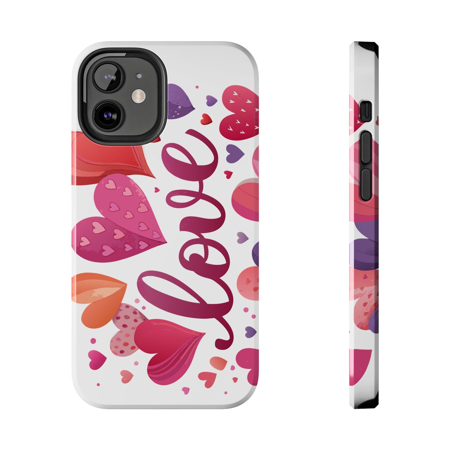 Love & Hearts Tough Valentine Phone Cases